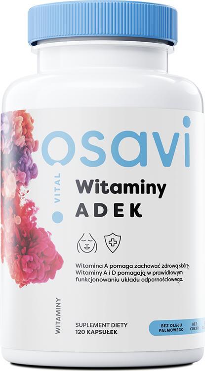 Osavi - Witaminy ADEK, 120 kapsułek miękkich