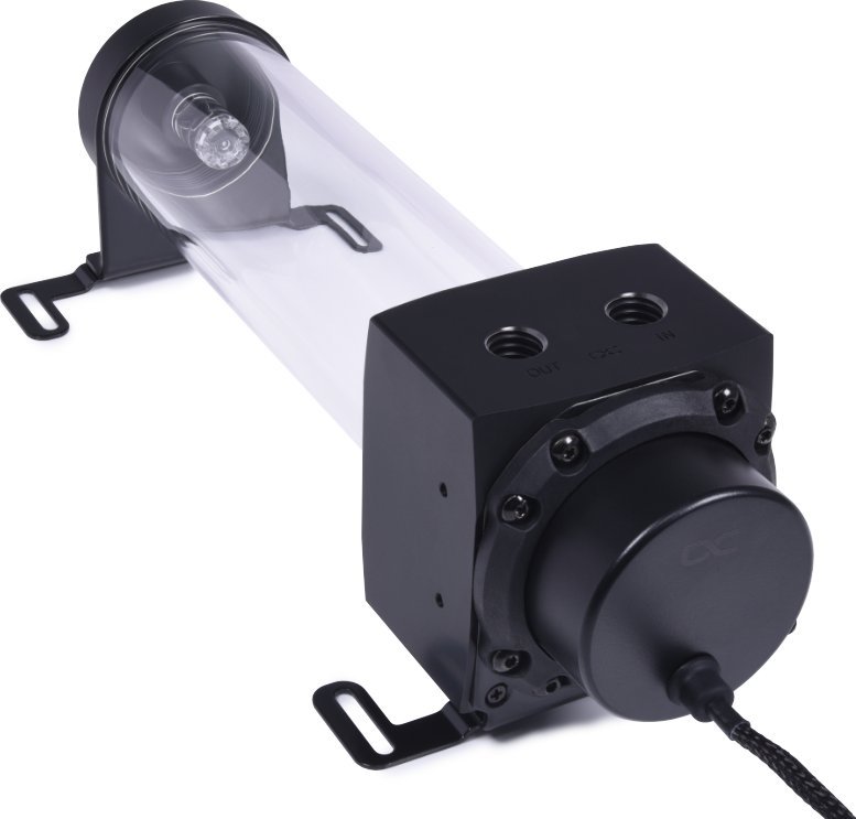 Alphacool Core 200 Aurora ARGB Zbiornik wyrównawczy z pompą VPP Acryl - czarny