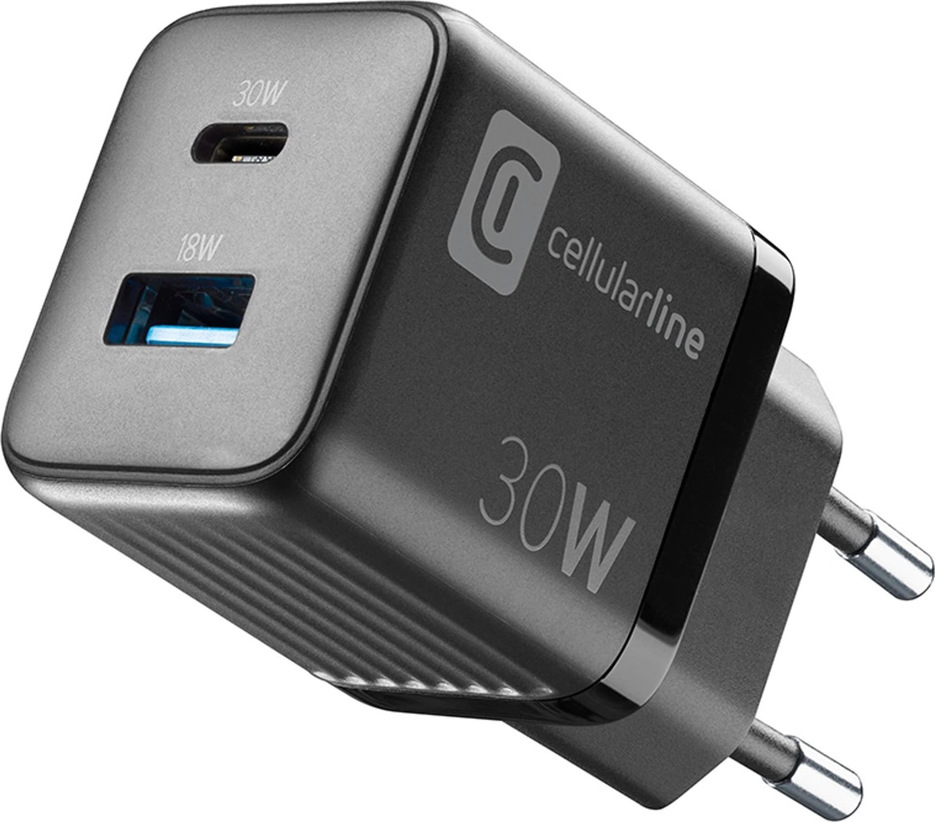 Ładowarka Sourcing CELLULARLINE CHARGER GAN 2 PORTS PD 30W