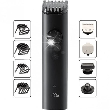 Maszynka do włosów Xiaomi MASZYNKA DO STRZYŻENIA WŁOSÓW BRODY TRYMER Xiaomi Grooming Kit Pro IPX7 LED