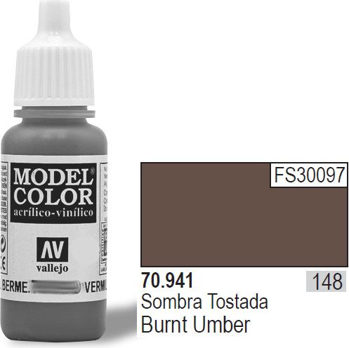 Vallejo Farba Nr 148 Burnt Umber 17ml (70941)