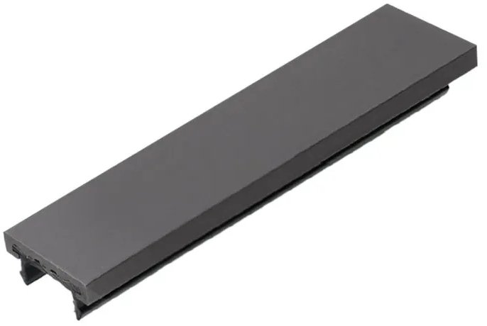 Azzardo Dwufazowa maskownica do szyn SIGMA TRACK tytanowa 48V AZ7079