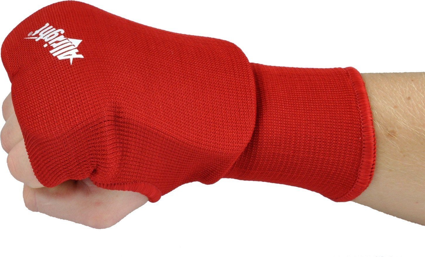 Zdjęcia - Rękawice do sportów walki Allright Napięstnik elastyczny  czerwony rozmiar M 