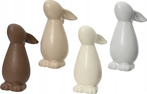 Dekoracja świąteczna Kaemingk Figurka wielkanocna króliczek 1sztuka 10,5x7,5x18 cm