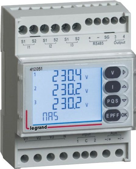 Zdjęcia - Pozostałe do budowy Legrand Analizator parametrów sieci EMDX3 TH35 RS485  (412051)