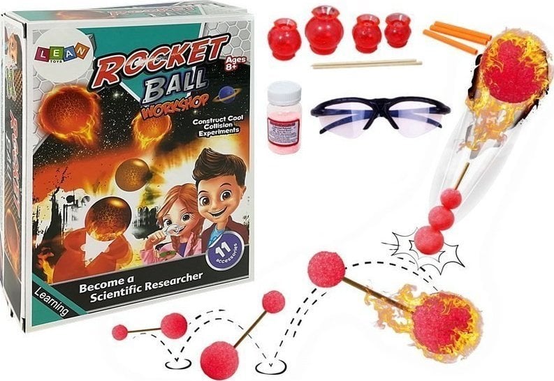 LeanToys Zestaw Edukacyjny Chemiczne Kulki Piłki DIY