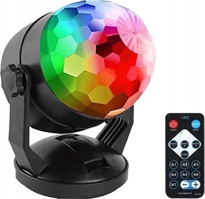 Lampki choinkowe Denver Dyskotekowa kula świetlna LED (LDB-319)