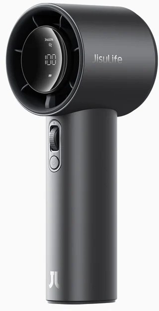 Wentylator Jisulife Mini dmuchawa Jisulife Handheld Fan Pro1 S 5000mAh FA53PRO przenośny wiatraczek wentylator USB metalowy - ciemnoszary