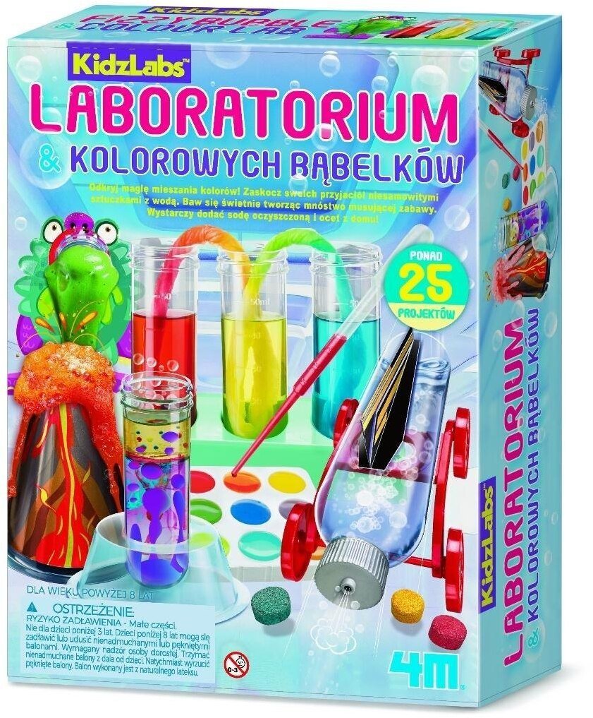 4M Kidzlabs Labolatorium Kolorowych Bąbelków