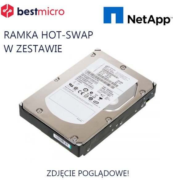 NETAPP Dysk HDD FC 600GB 15K RPM - X292A - Refabrykowany