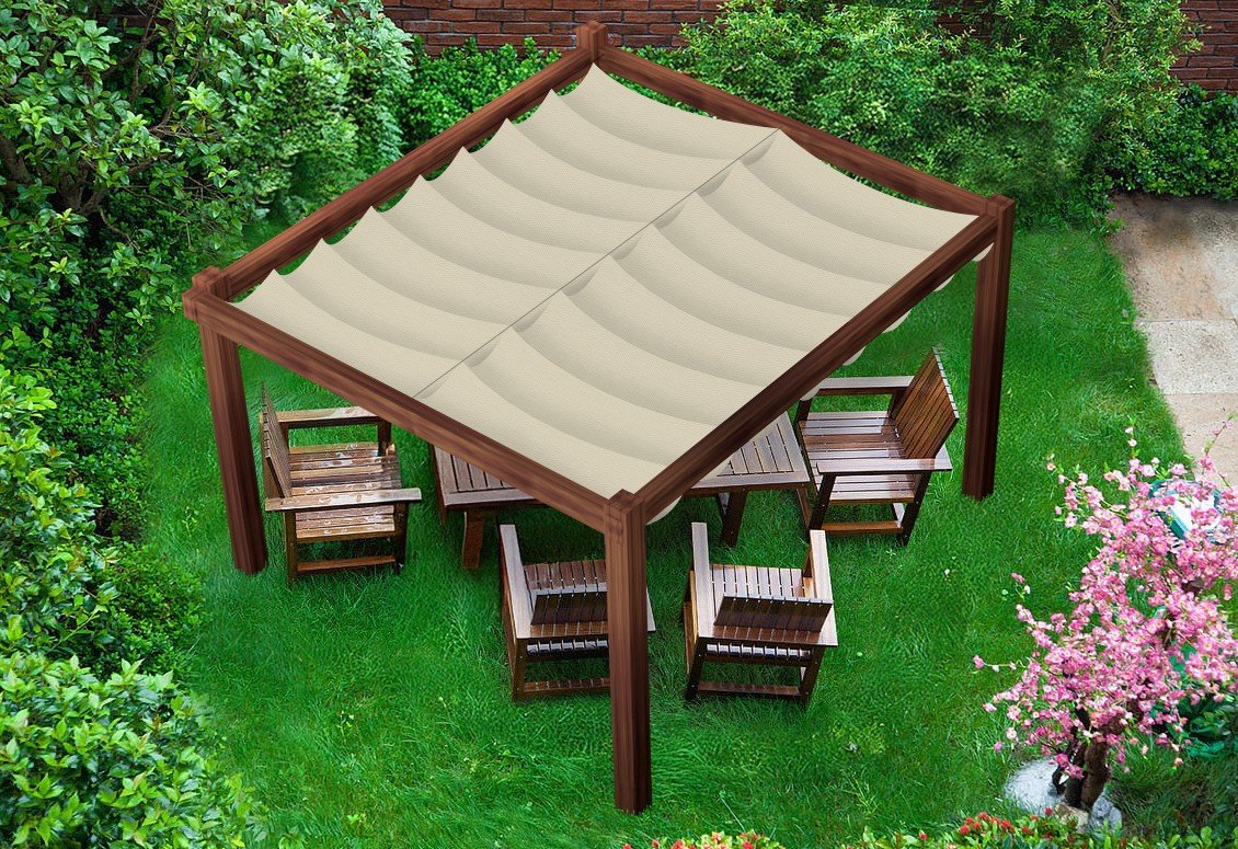 Żagiel wodoszczelny rozsuwany 2,5x3 - Beżowy