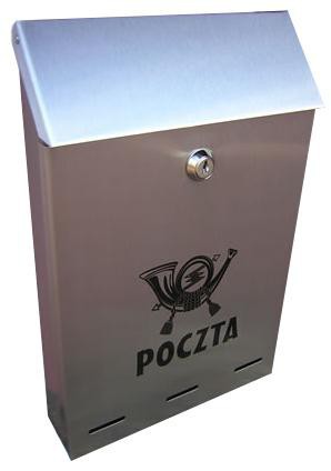 Skrzynka na listy satyna C-4N