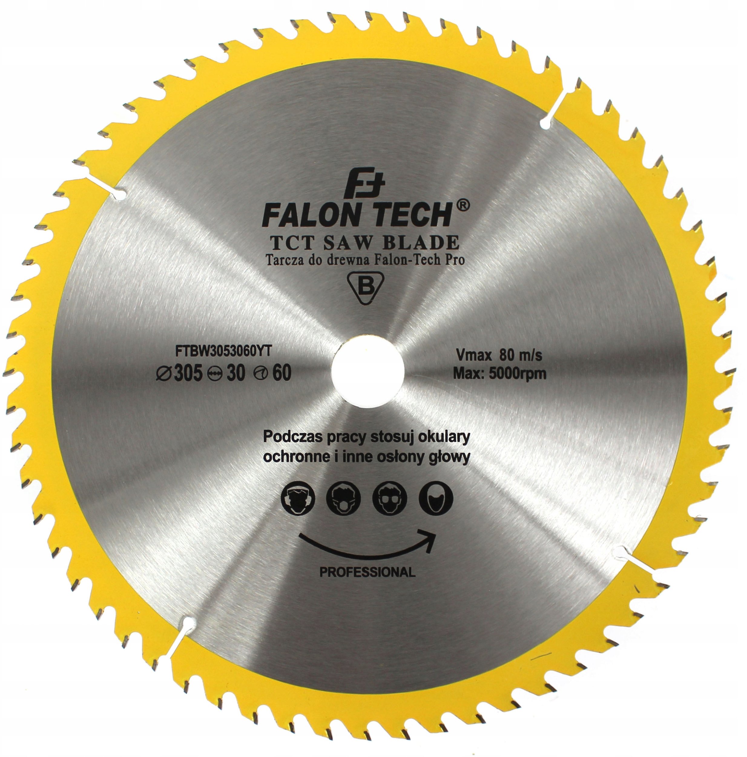 Falontech Tarcza widiowa do drewna 305mm x 30mm 60T WIDIA Falon-Tech