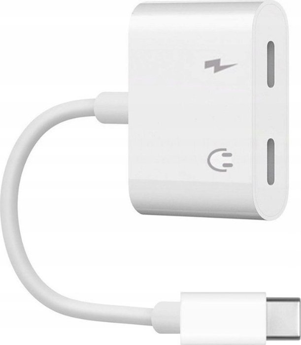 Adapter USB Co2 USB-C - USB-C x2 Czarny