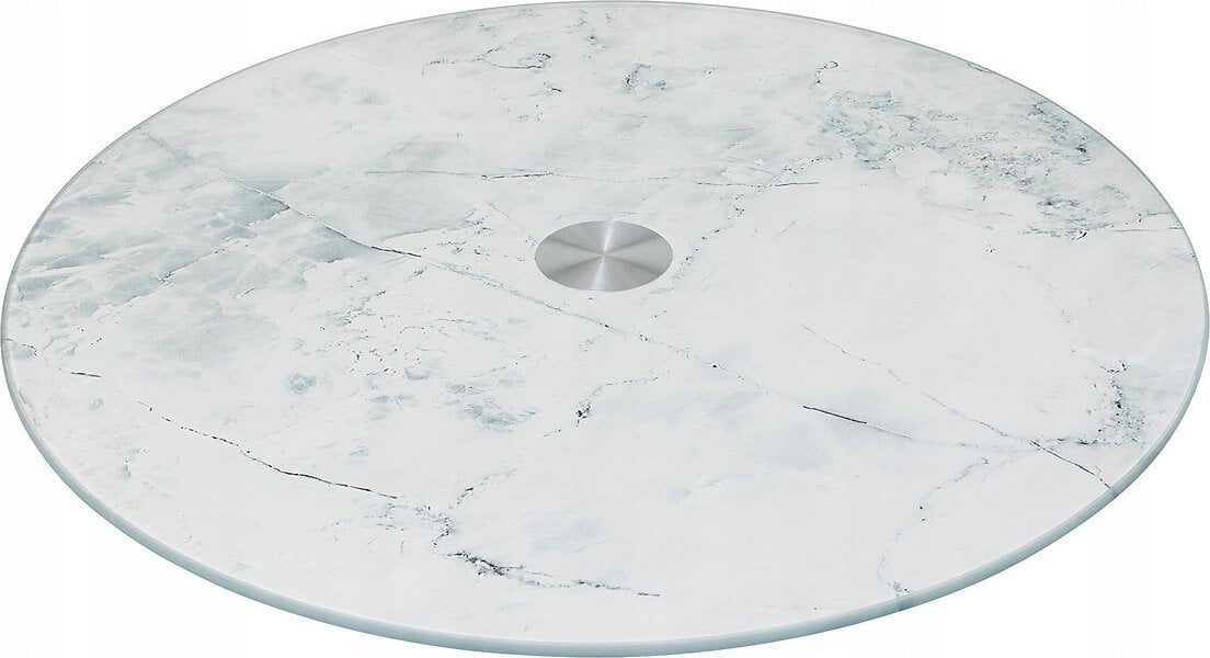 5five Taca obrotowa szklana, efekt marmuru, Ø 32 cm