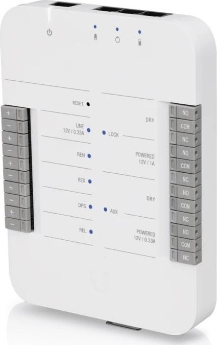   Ubiquiti UniFi Access Hub is an intelligent IP network door controller, part of the UniFi Access solution.