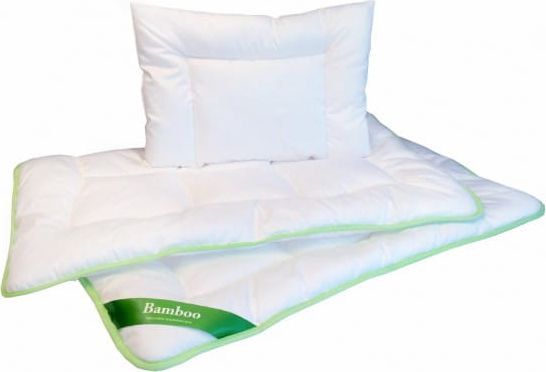 Be Baby Komplet Bamboo Całoroczny Kołdra 100x135 + 40x60 Poldaun