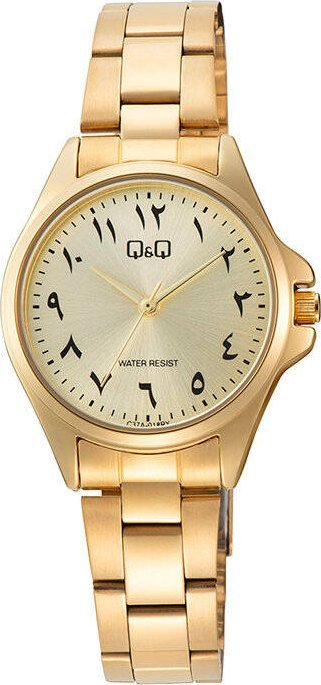 Zegarek Q&Q Zegarek C37A-018P Damski Klasyczny Złoty 30M .