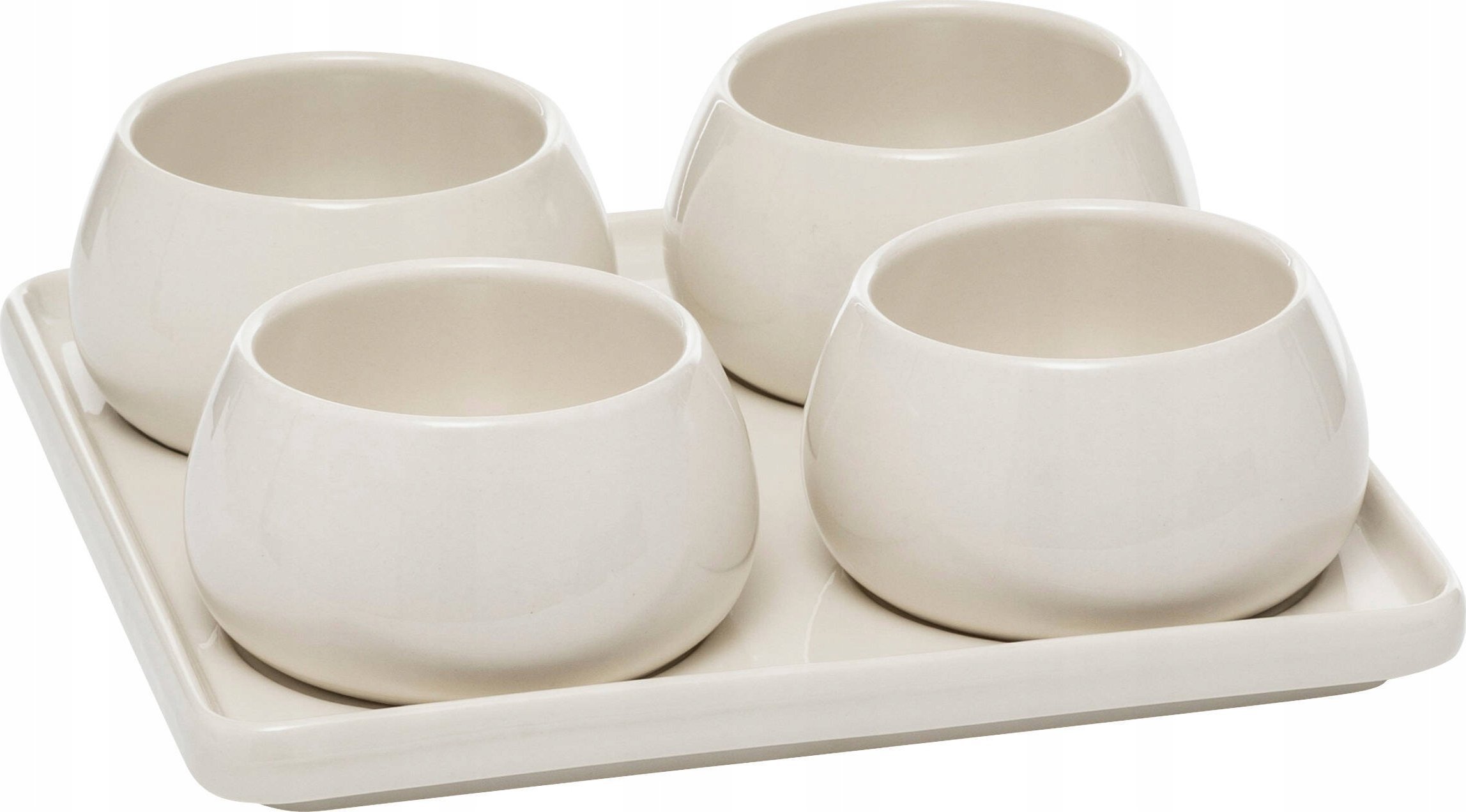 Zestaw ceramicznych miseczek na przystawki NORA, 5 elementów