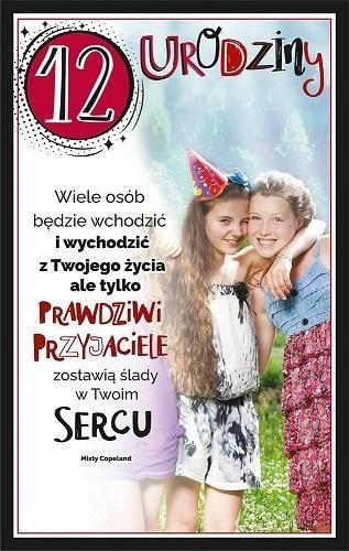 AbCard Kartka okolicznościowa Urodziny 12 U98