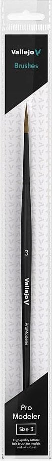 Vallejo : B01003 - Pro Modeler - Round Brush - Natural 3