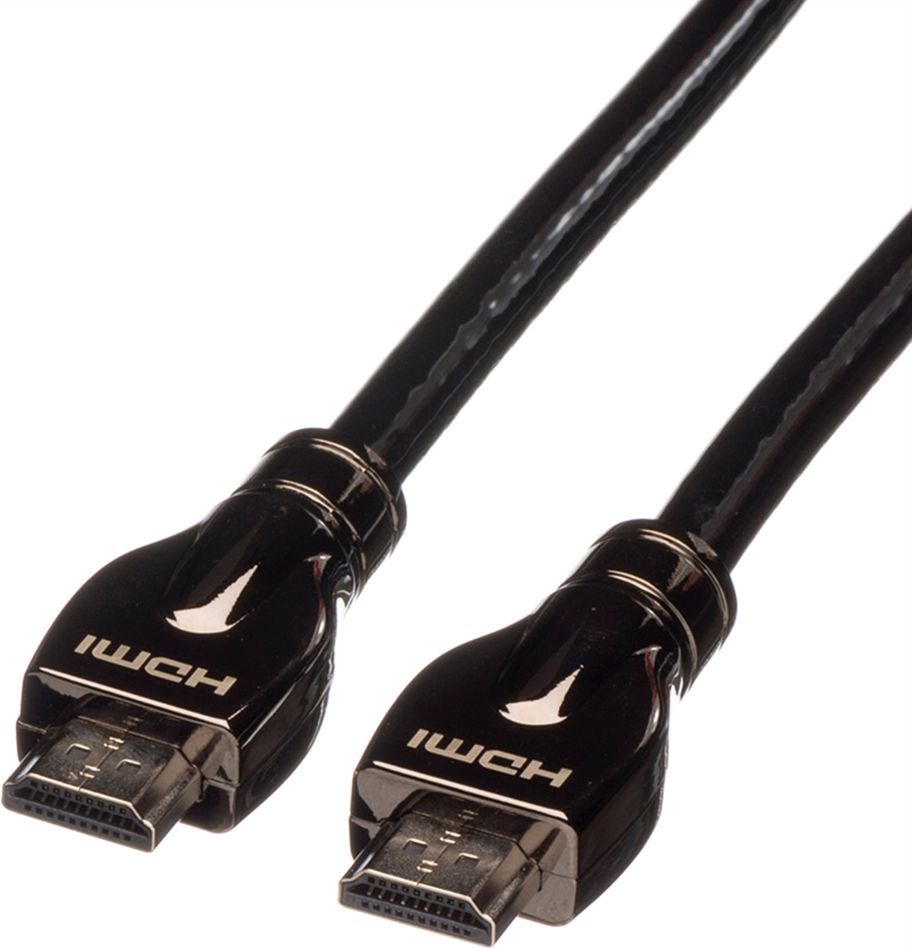 Zdjęcia - Kabel Roline   HDMI - HDMI 15m czarny  (11.04.5686)