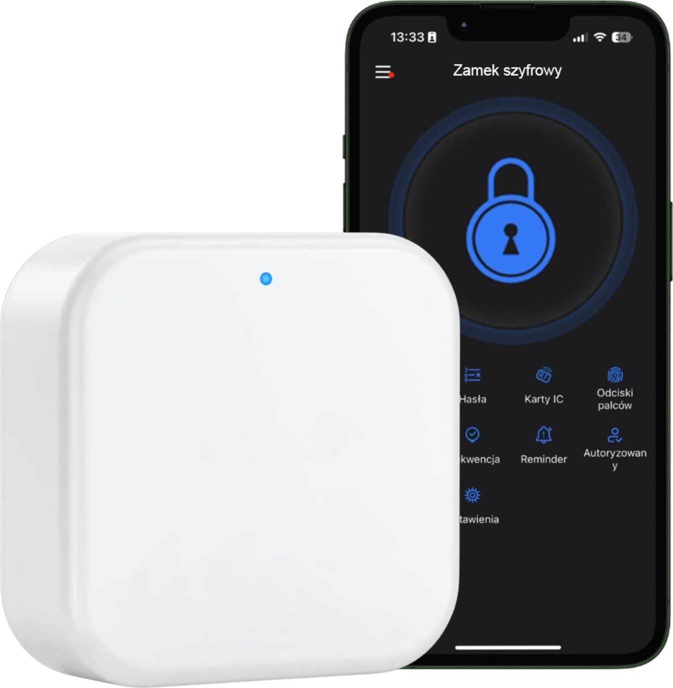 Spreest BRAMKA WIFI TTLOCK G2 BLUETOOTH CENTRALKA DLA ZAMKÓW GATEWAY SMARTLOCK