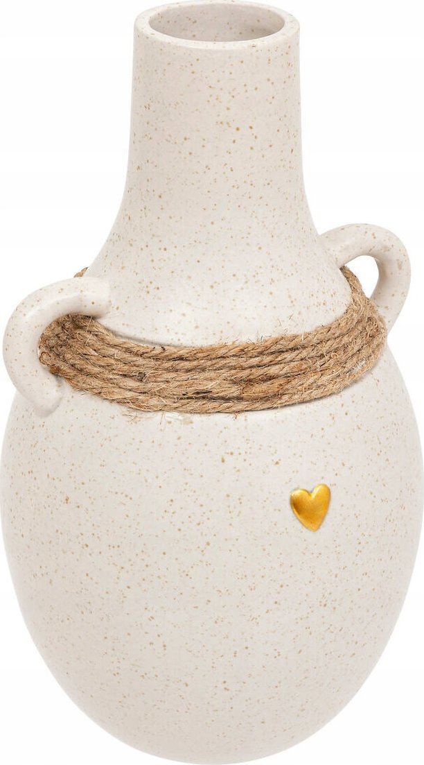 Atmosphera Wazon ceramiczny FLORAL, 22 cm