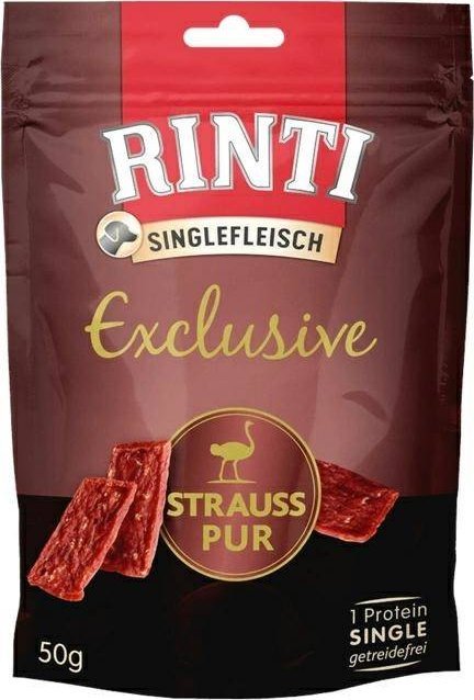 Rinti Rinti Przysmak Dla Psa Monoproteinowy Struś 50g