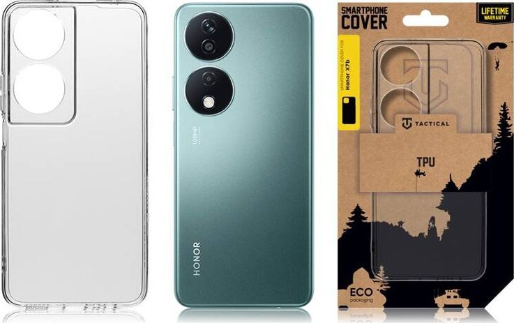 Tactical TPU Cover for Honor X7b Transparent standard