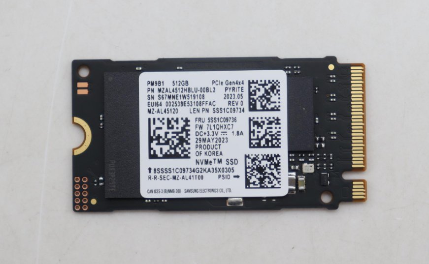 Dysk SSD Lenovo 512GB M.2 2242 PCIe Gen 4 (5SS1C09736)