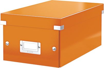 Leitz Pudło archiwizacyjne Leitz Click & Store na płyty DVD pomarańczowy (10K261L)