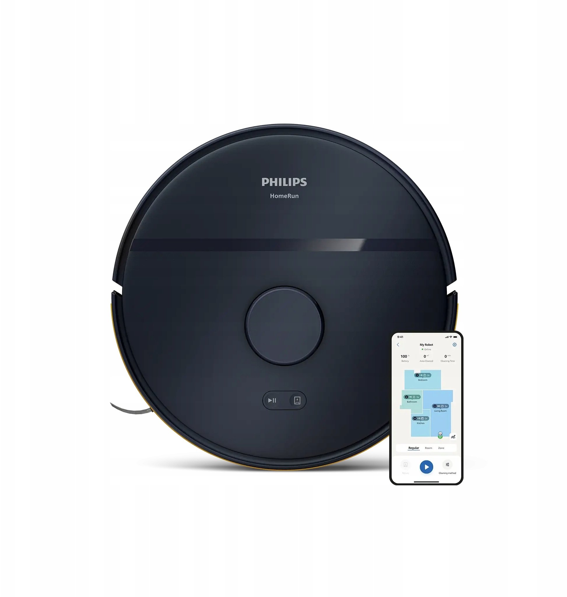 Robot sprzątający Philips Philips HomeRun 2000 Series Aqua Wet and dry cleaning robot XU2000/15