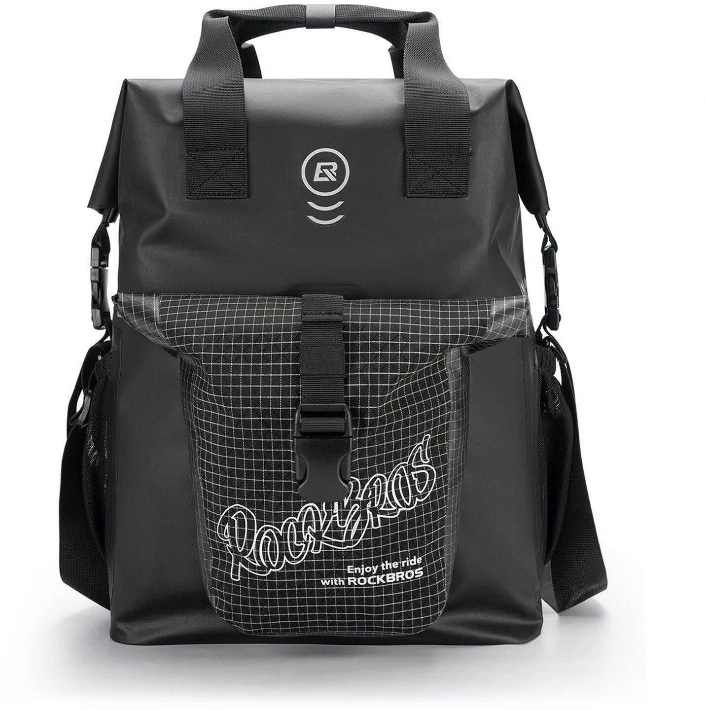 RockBros Torba rowerowa AS-158 na kierownicę do roweru składanego Brompton 18 l - czarna (5907769391...