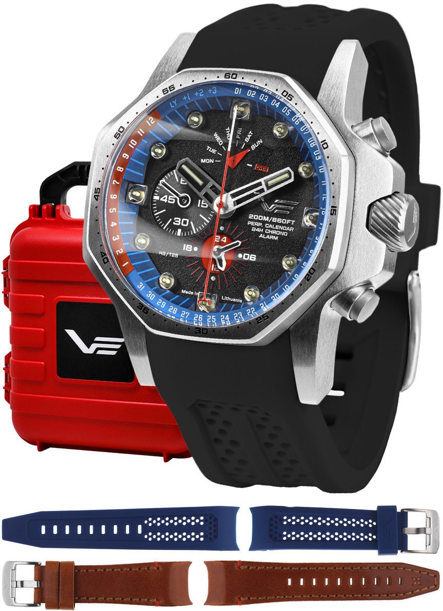 Zegarek Vostok Europe Zegarek męski Vostok Europe YM86-640A696SB czarny