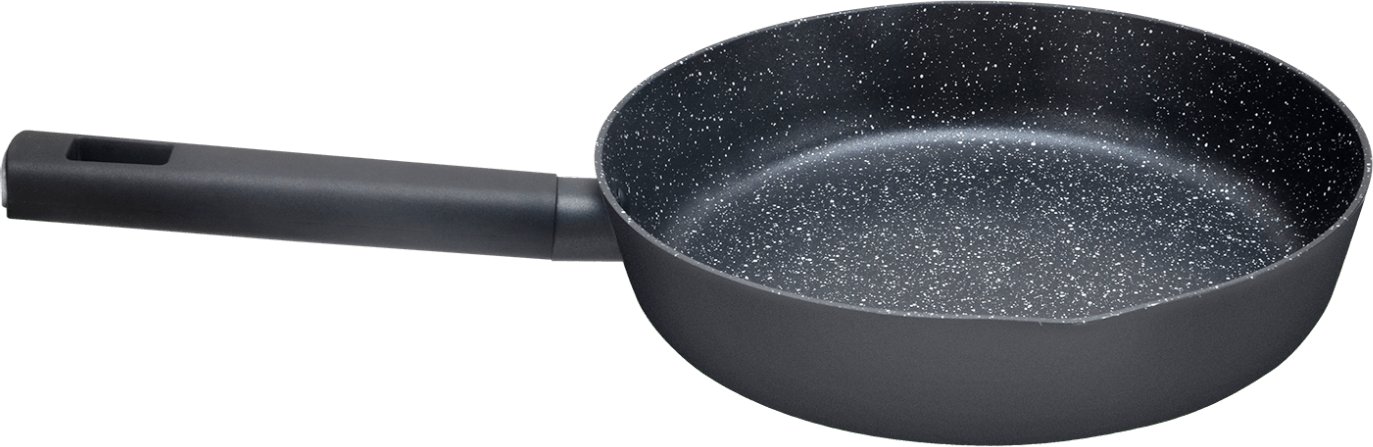 Patelnia Zilan Panna ZLN 0911 czarny z marmurowym pokryciem średnica 22 cm pojemność 2.0 L ZLN 0911 (8682744800911)