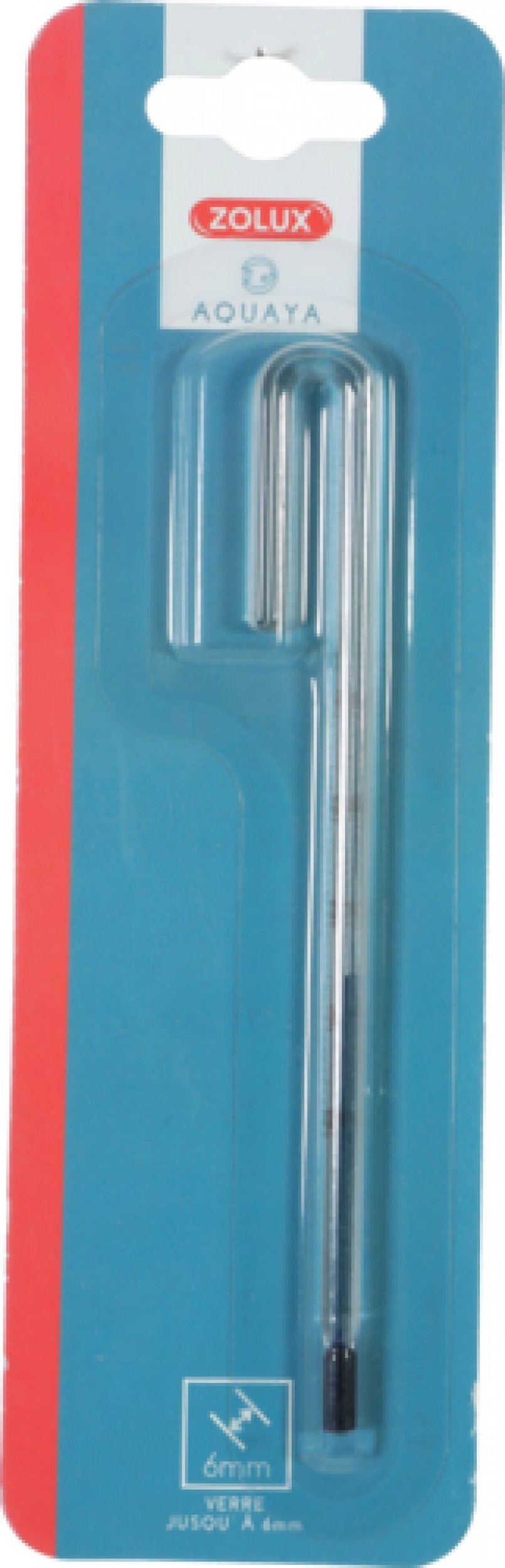 Zolux ZOLUX Termometr do akwarium do zawieszenia na szybie 6 mm