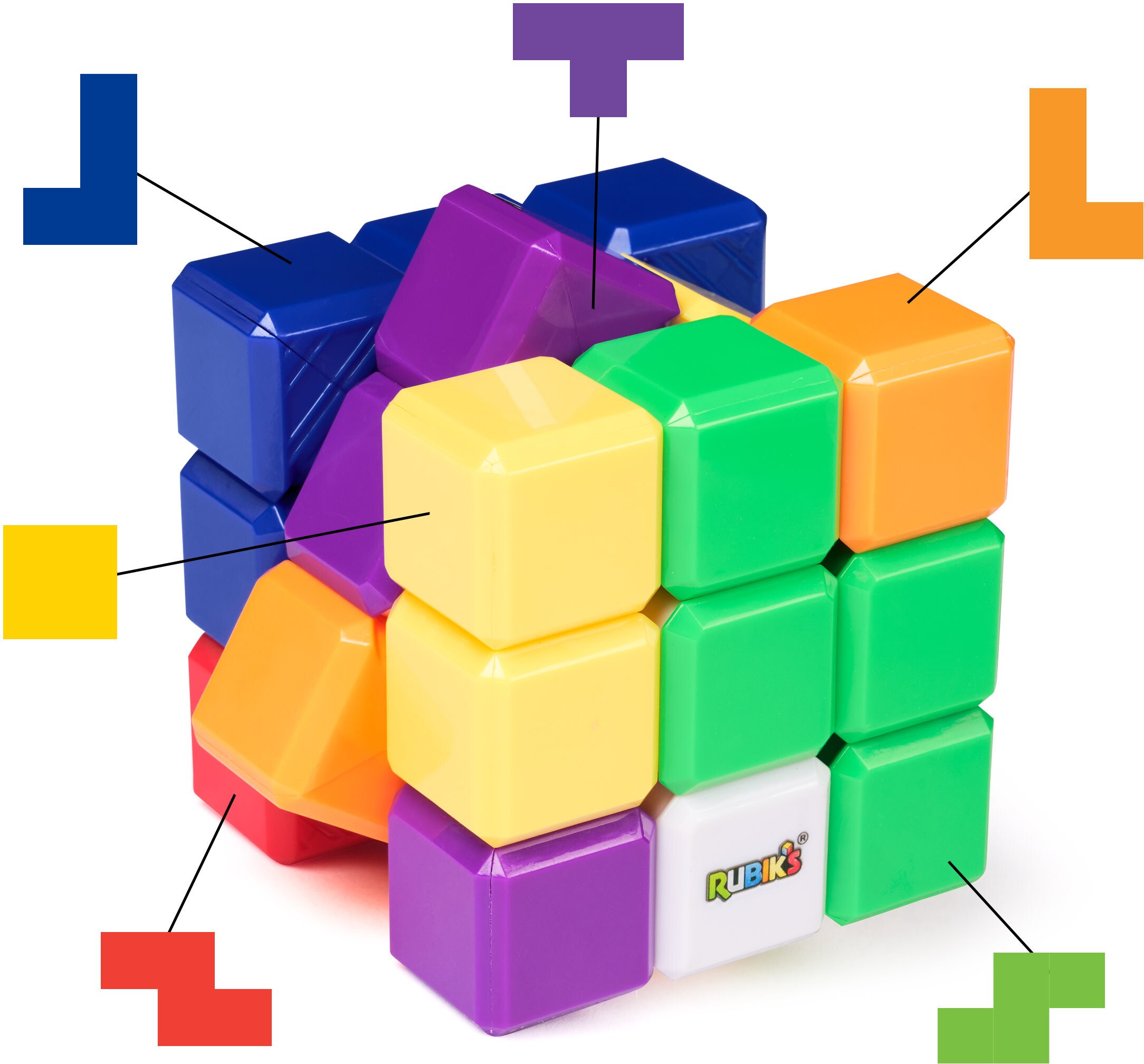 Spin Master Rubiks Tetris Cube