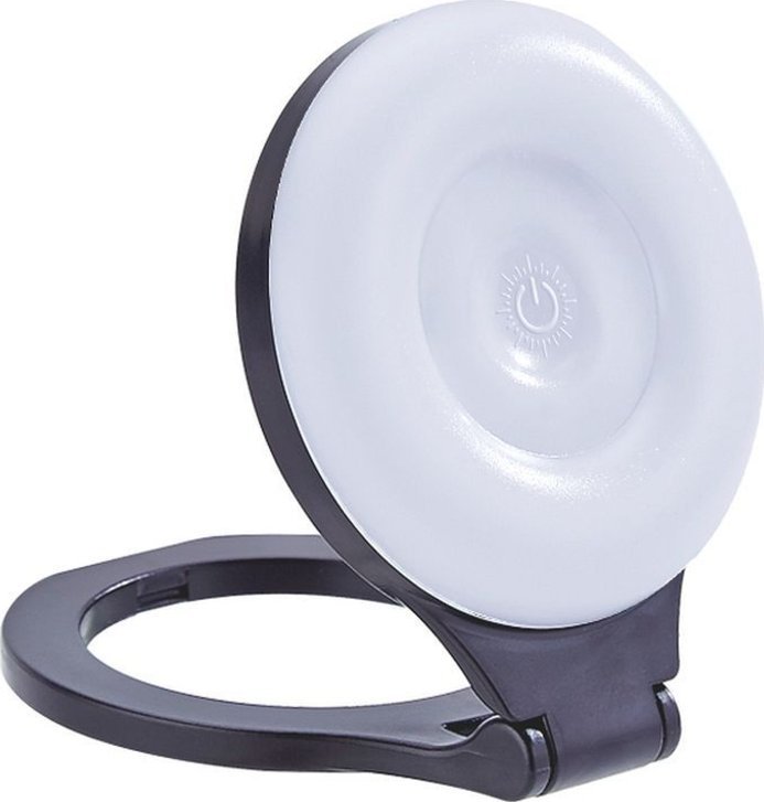 Podstawka magnetyczna do telefonu z lampką kompatybilna z MagSafe L8 czarna