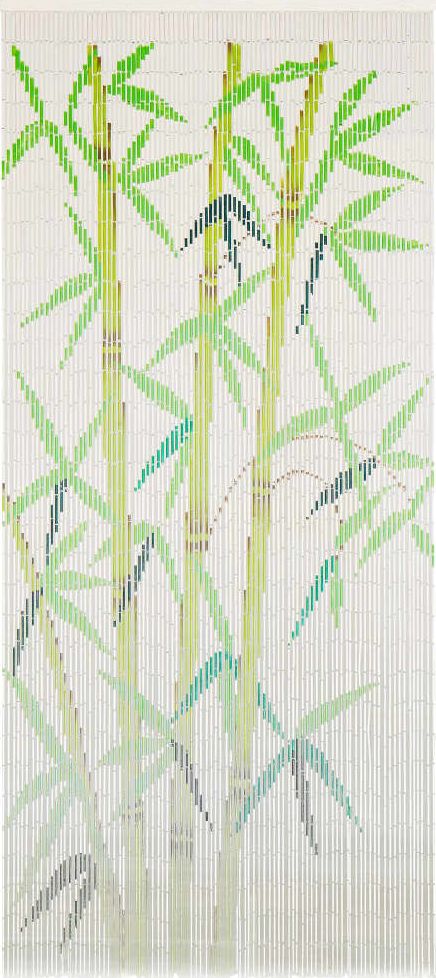 Zdjęcia - Firanka i zasłona VidaXL Zasłona na drzwi, bambus, 90 x 200 cm 