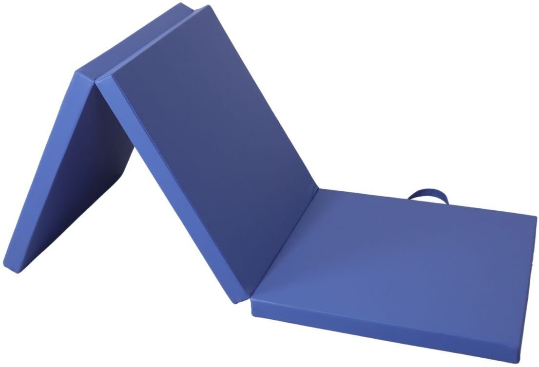 Interplastic materac gimnastyczny Satellite 180x60x5 cm trzyczęściowy granatowy