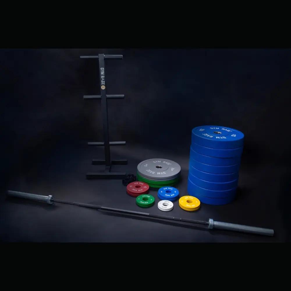 Gym Rage Zestaw sprzętu na siłownię Gym Rage 225kg ELITE