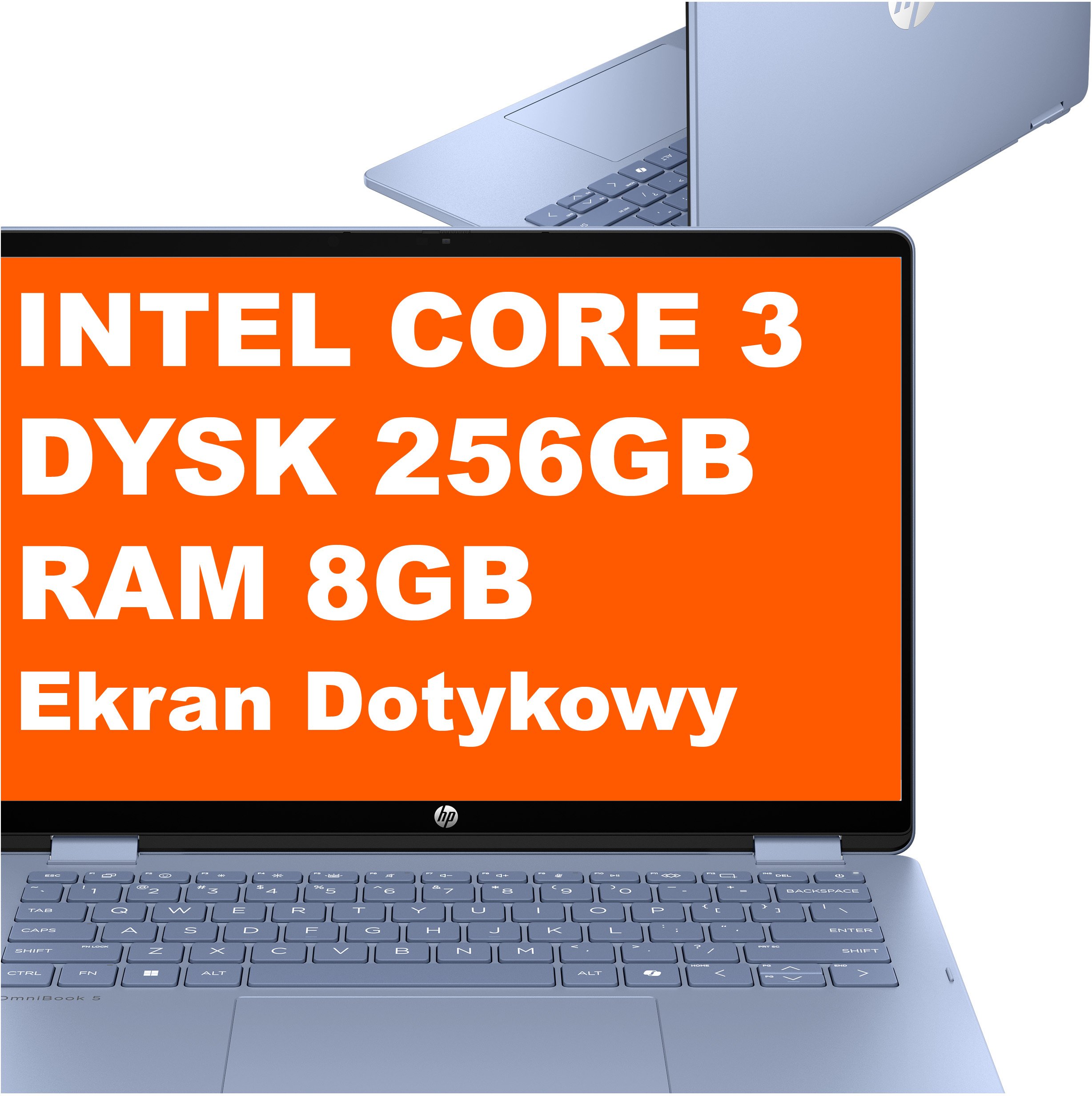 HP OmniBook 5 Flip 14-fp0000ca Core 3 / 8 GB / 256 GB / W11 (B84J7UA)