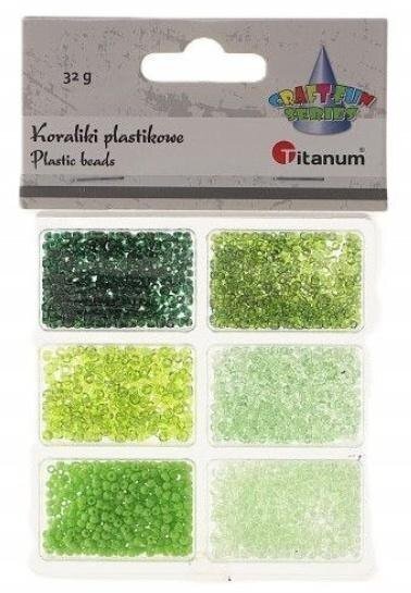 Teka Koraliki plastikowe 6 rozmiarów 32g (5903714561742)
