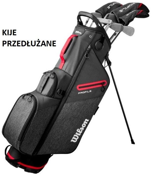 Zestaw kijów golfowych Wilson PROFILE, 10 kijów na stali z torbą, set