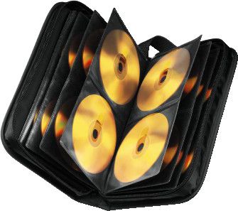 Hama Portfel Na Płyty CD/DVD, 80 szt. Czarny (33832)