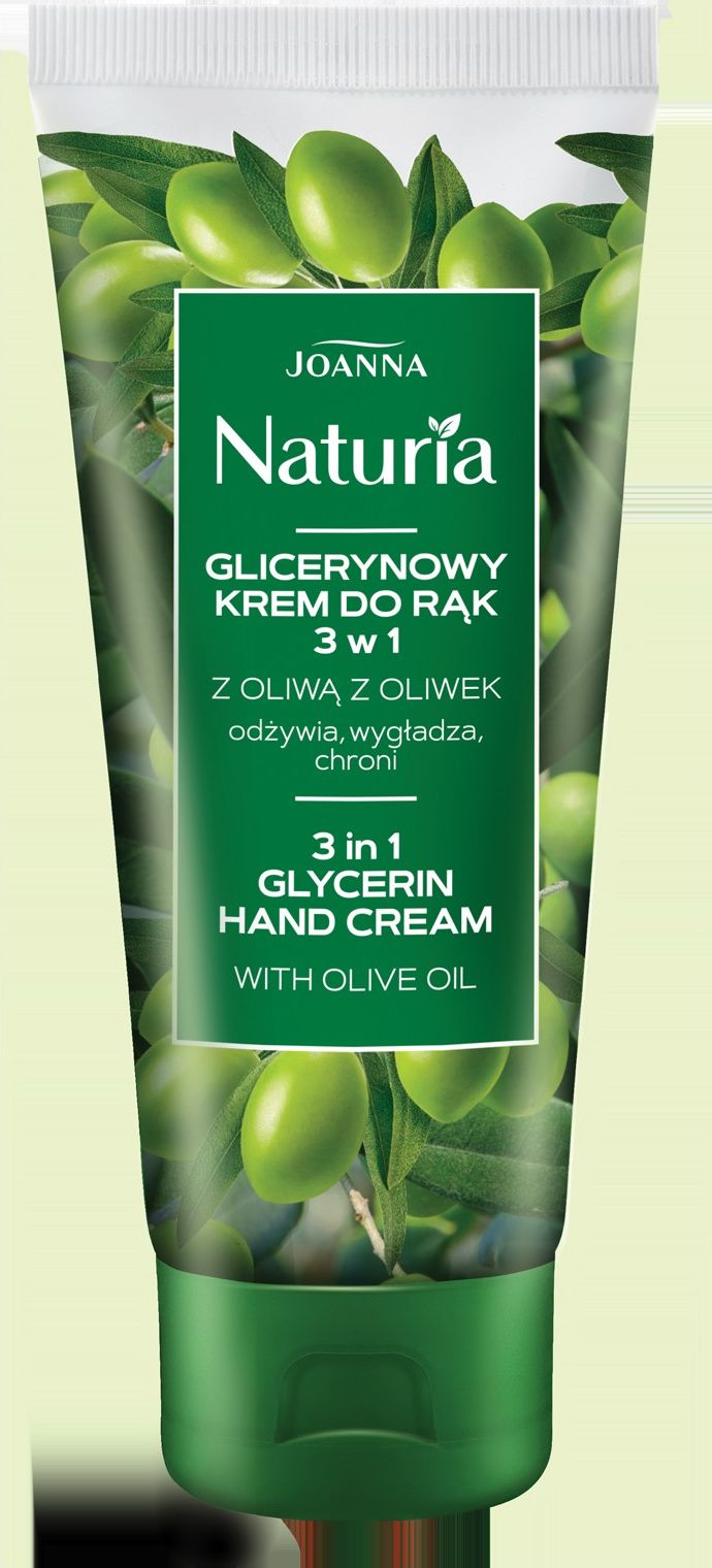 Joanna Naturia Krem glicerynowy do rąk Oliwka 100 ml
