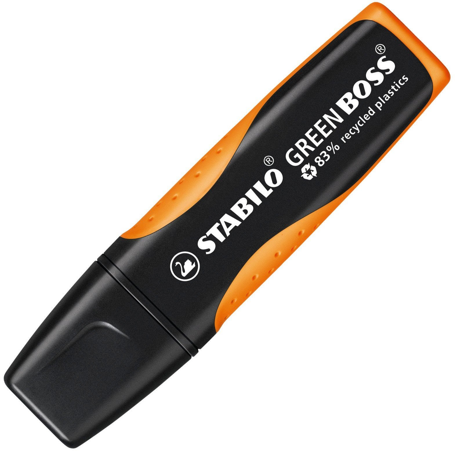 Stabilo STABILO GREEN BOSS, 1 pc(s), Orange, Chisel tip, Black, Orange, Plastic, 2 mm