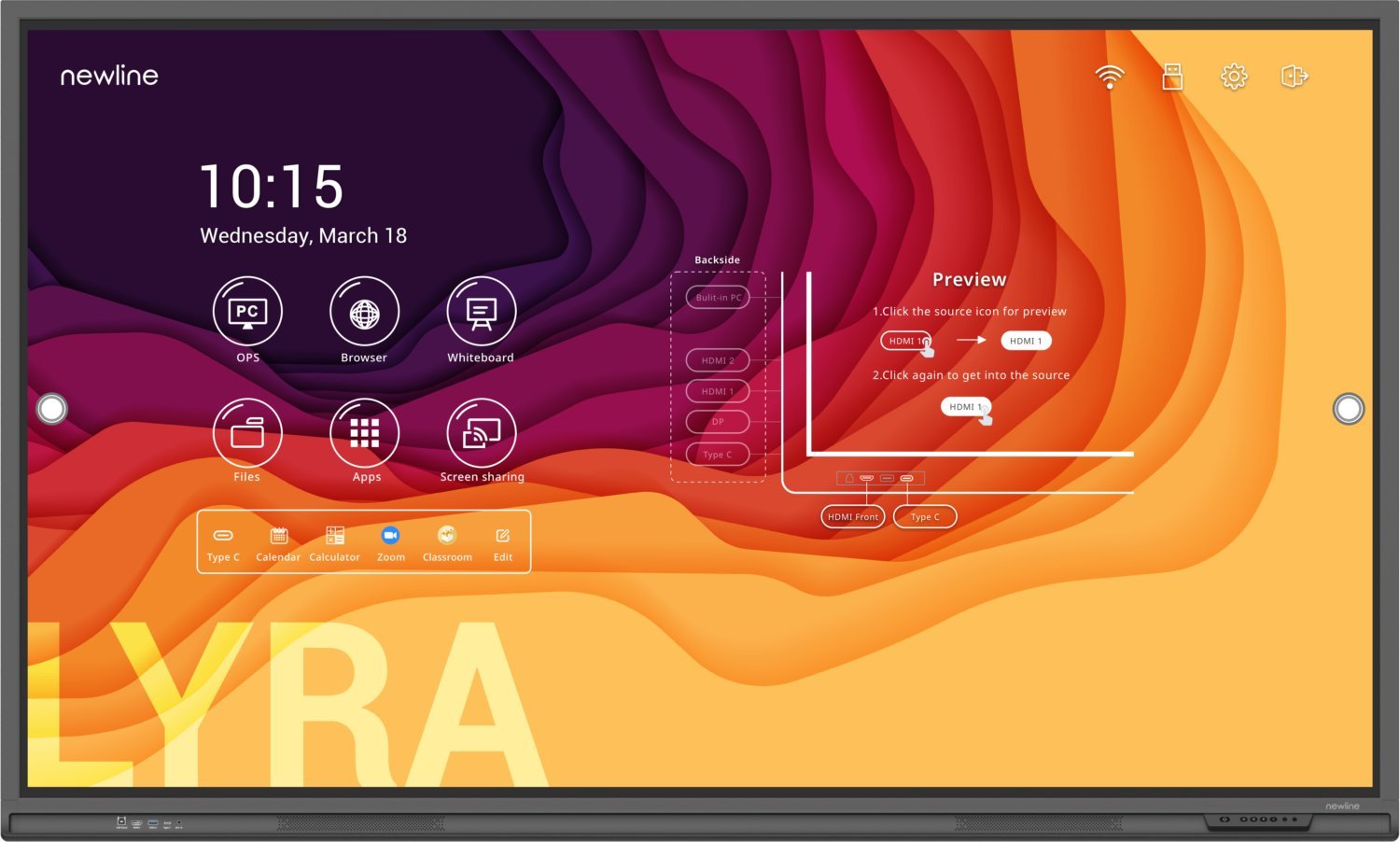Zdjęcia - Tablica interaktywna Newline System interaktywny   Lyra tablica interkatywna 190,5 cm (75 