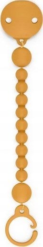 Suavinex - 401520-SILIKONOWY KLIPS DO SMOCZKA/MUSZTARDOWY/NEW ALL SILICONE